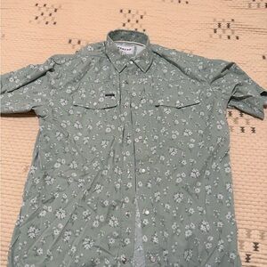 Brixton Sage Floral Button-Down Shirt